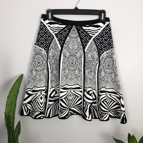 DVF Samara Fit and Flare Skirt - Zebra Tattoo - Picture 5 of 14
